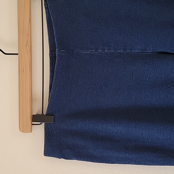 J Jill PureJill Indigo Pull On Denim Cropped Capri Pants Size Large - Picture 2 of 8